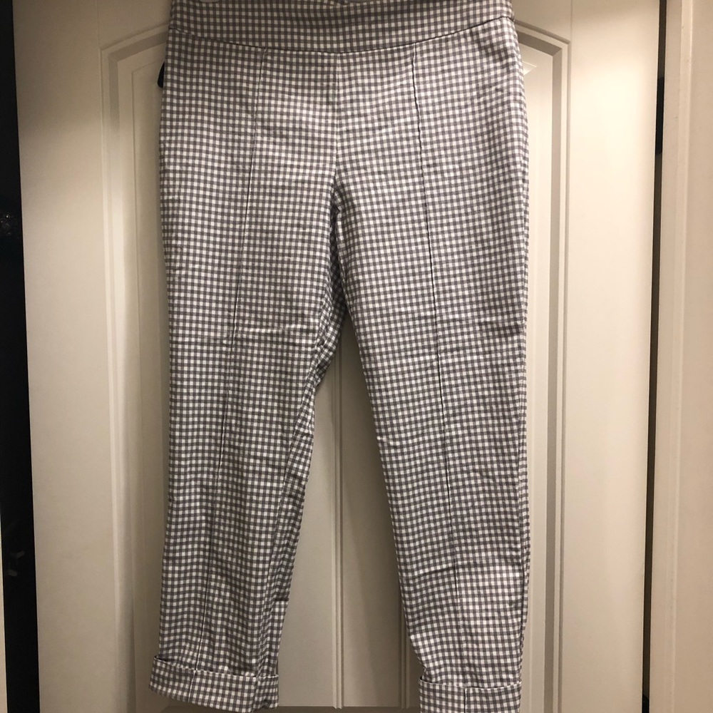 Gingham Work Pants